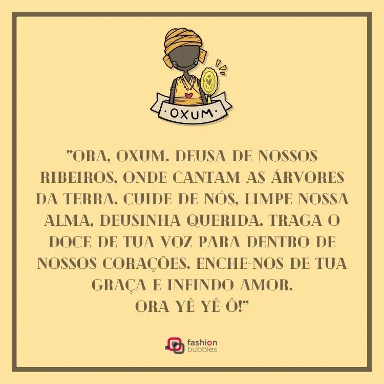 Oração para Oxum