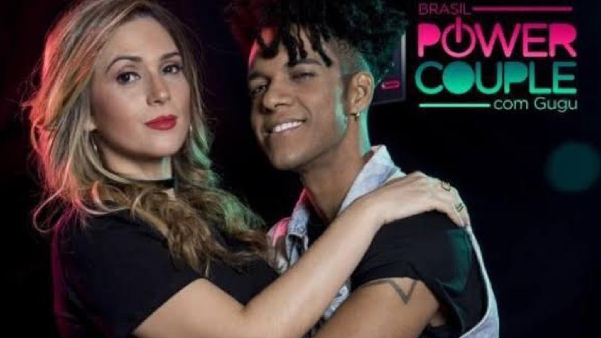 Nadja Record e D'Black integraram o elenco do Power Couple 3. Fonte: Divulgação