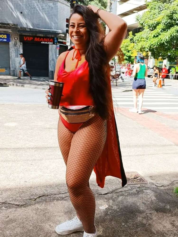 Opção de look para bloco de carnaval