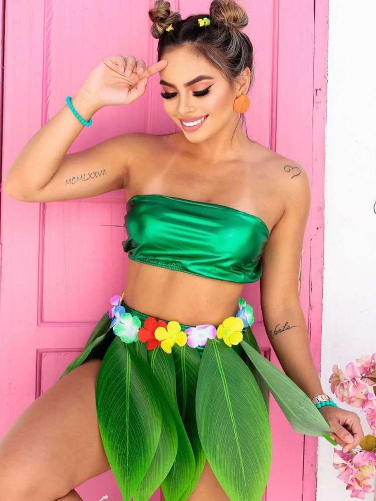Opção de look para bloco de carnaval