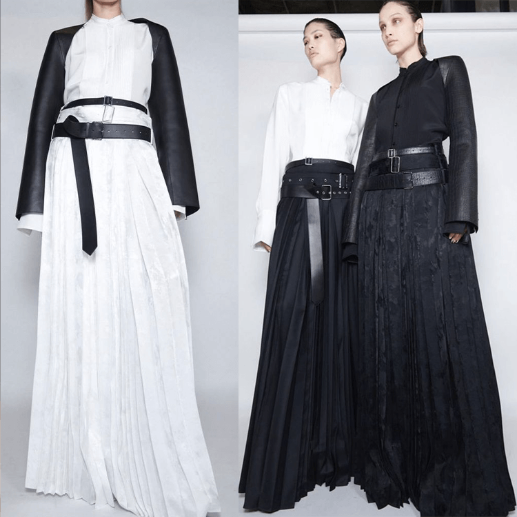 Saias longas estão na moda na NYFW