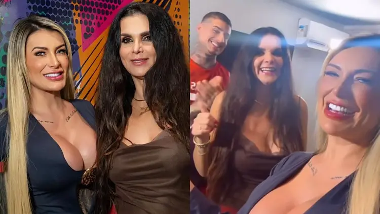 Andressa Urach e Luiza Ambiel gravam cenas +18 juntas, após troca de farpas.