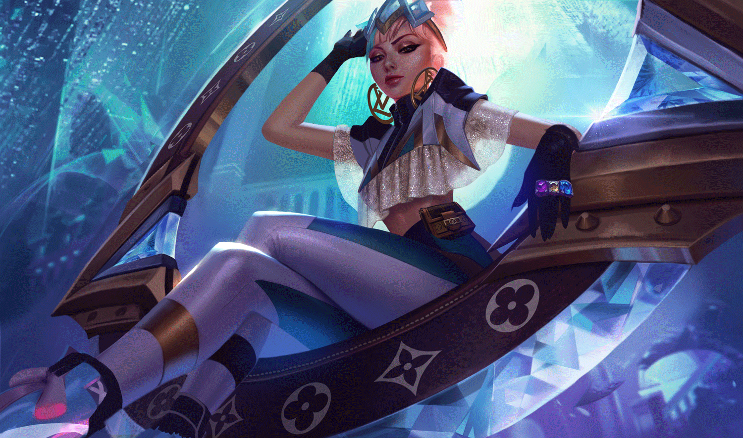 Roupa online no jogo Lol, da Louis Vuitton.