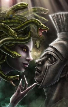 Medusa seduz cavaleiro