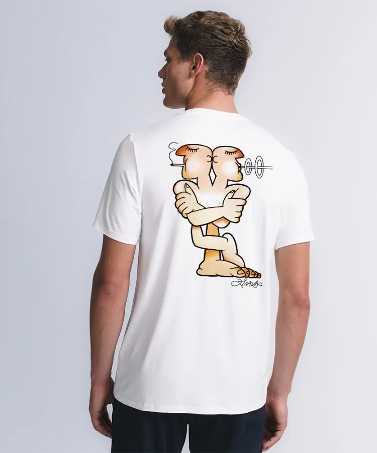 Camiseta da collab entre INSIDER e Ziraldo do signo de Gêmeos