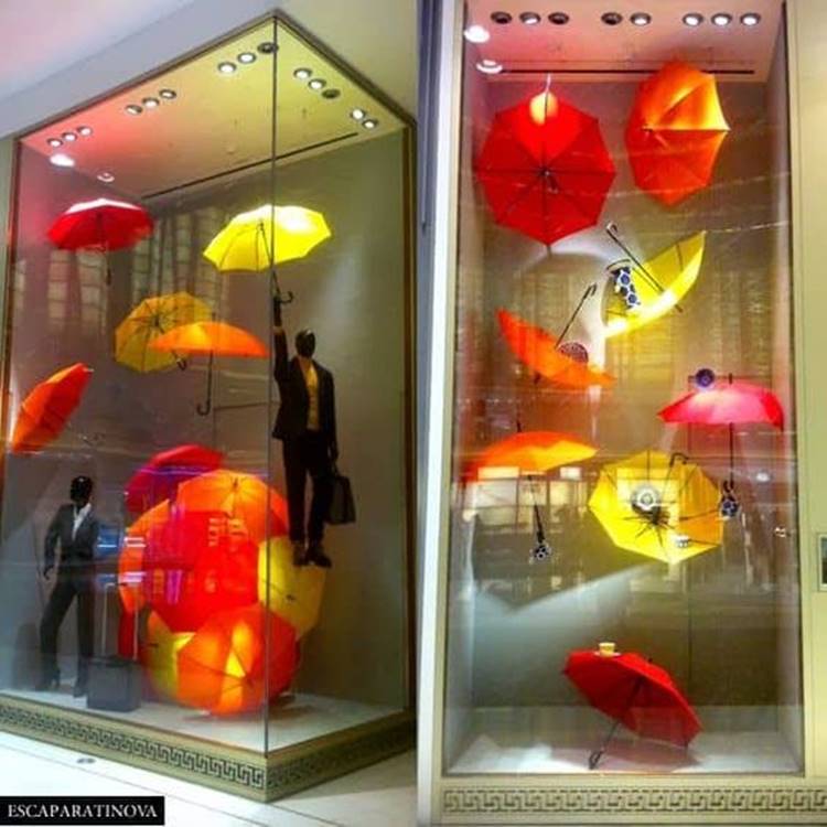 Foto de vitrine de carnaval.