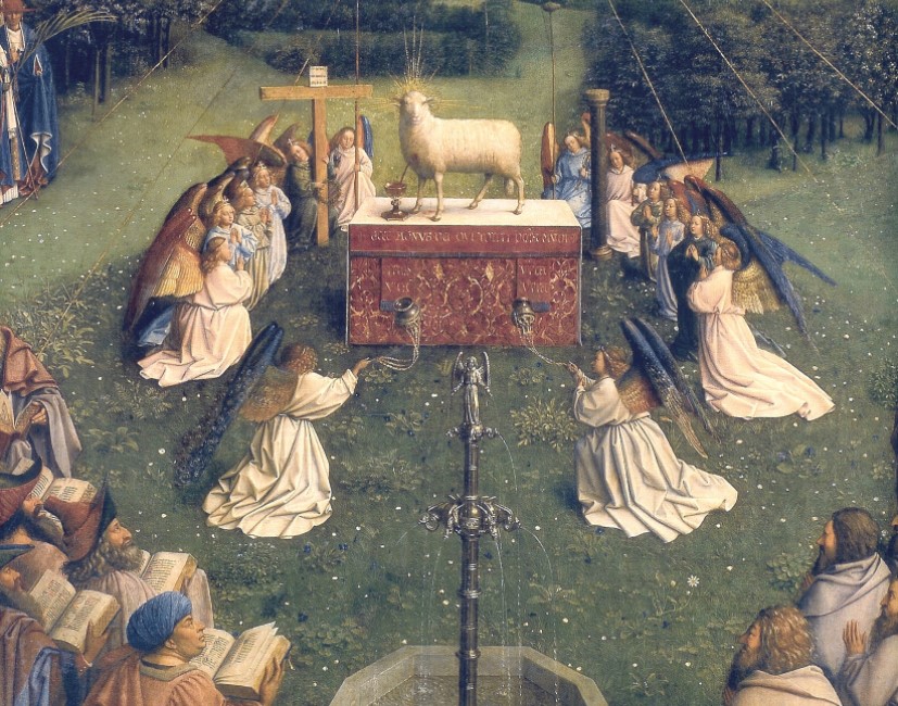 The Ghent Altarpiece de Jan van Eyck, 1432.