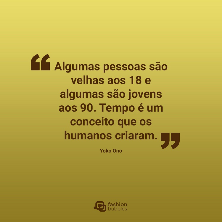 Frase de Dia do Idoso sobre o tempo