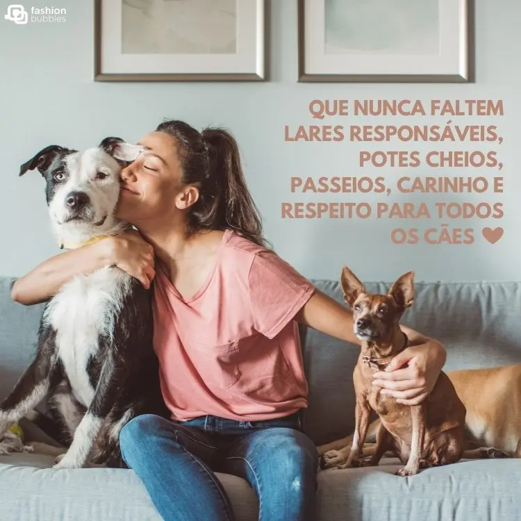 Mensagem de feliz Dia do Cachorro
