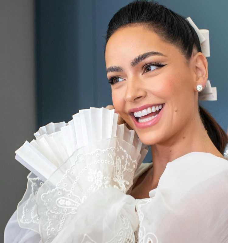 Foto da noiva.