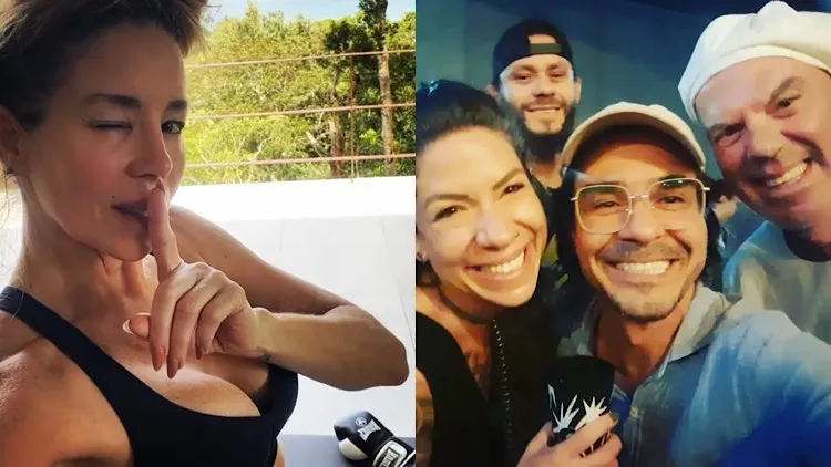 Danielle Winits e André Gonçalves.
