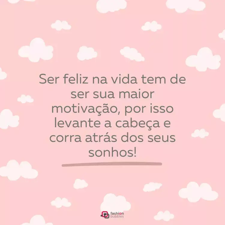 Frase sobre ser feliz