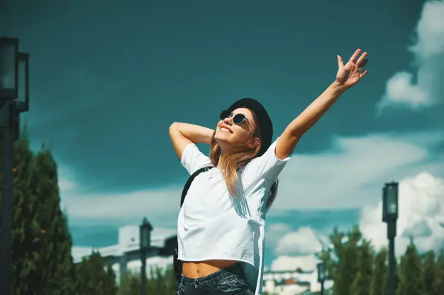 foto sozinha sobre positividade