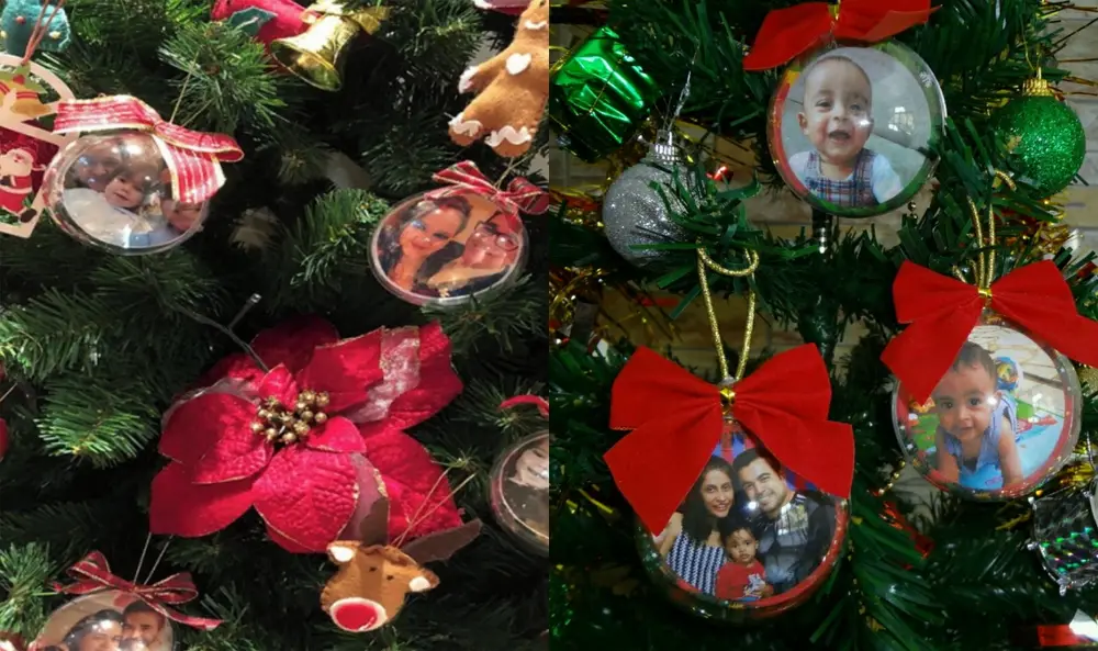 Decoração de Natal com foto