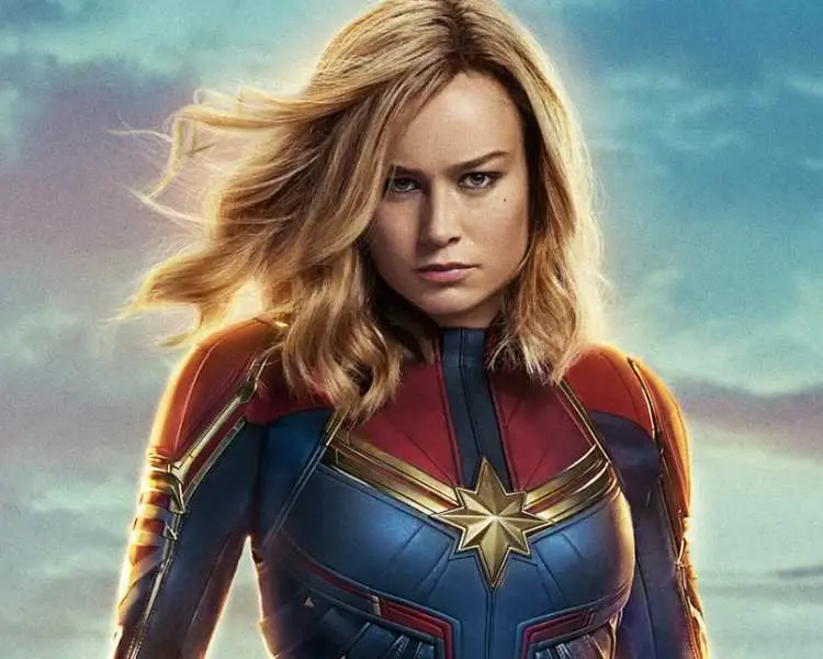 Personagem Capitã Marvel da Marvel.