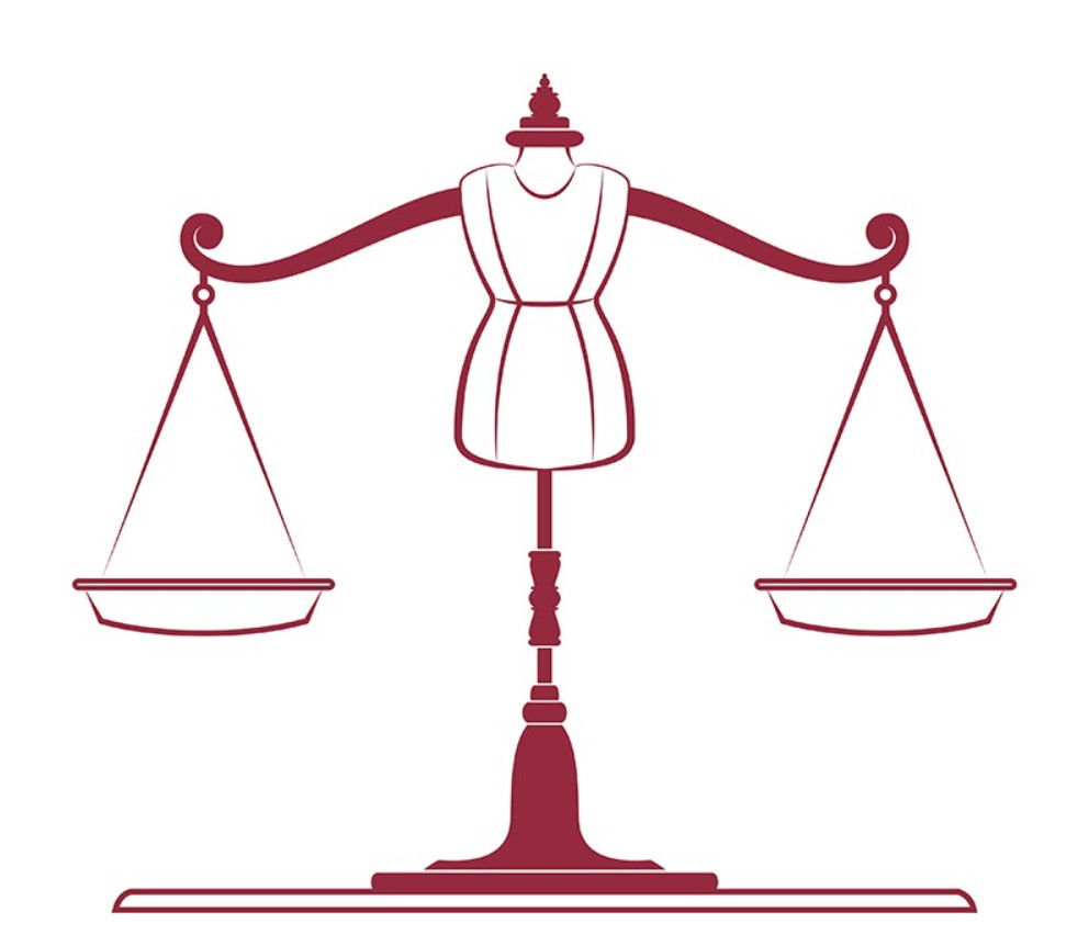 Fashion Law - imagem de busto de manequim com as balanças do direito
