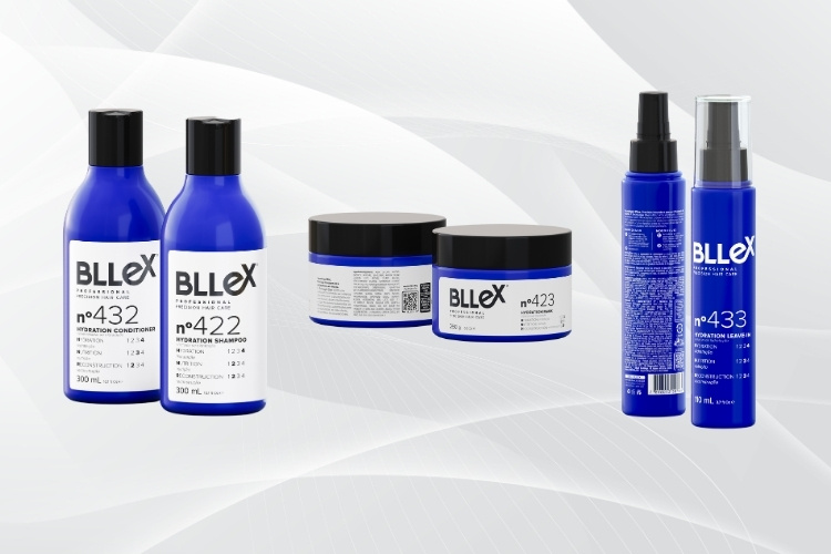 Produtos da linha BLLEX® Hidratação