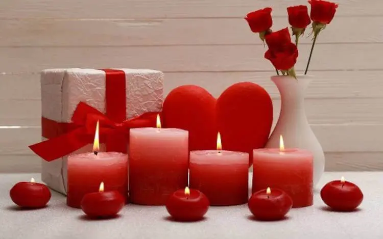 Velas românticas