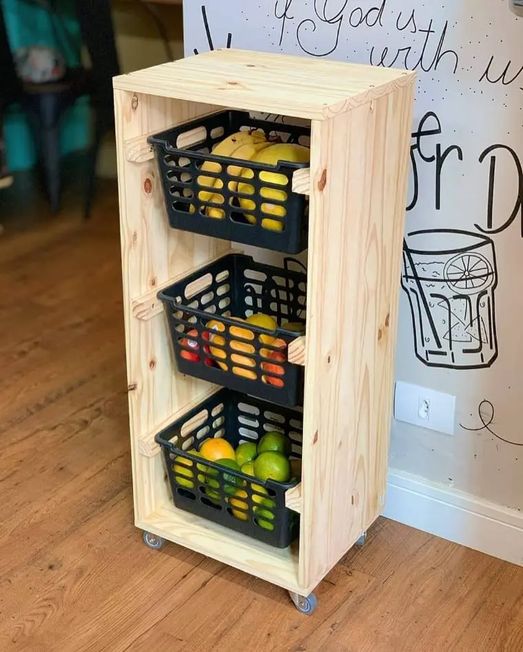 Fruteira de pallet