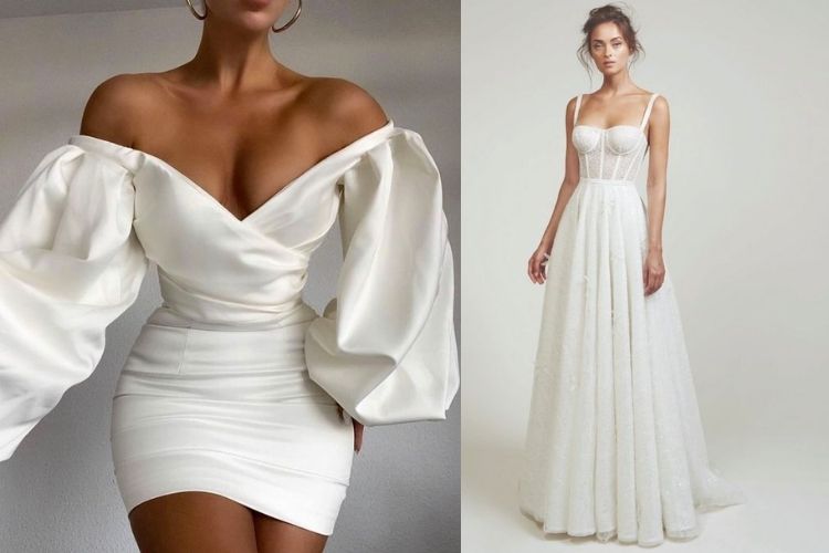 Vestido longo clássico