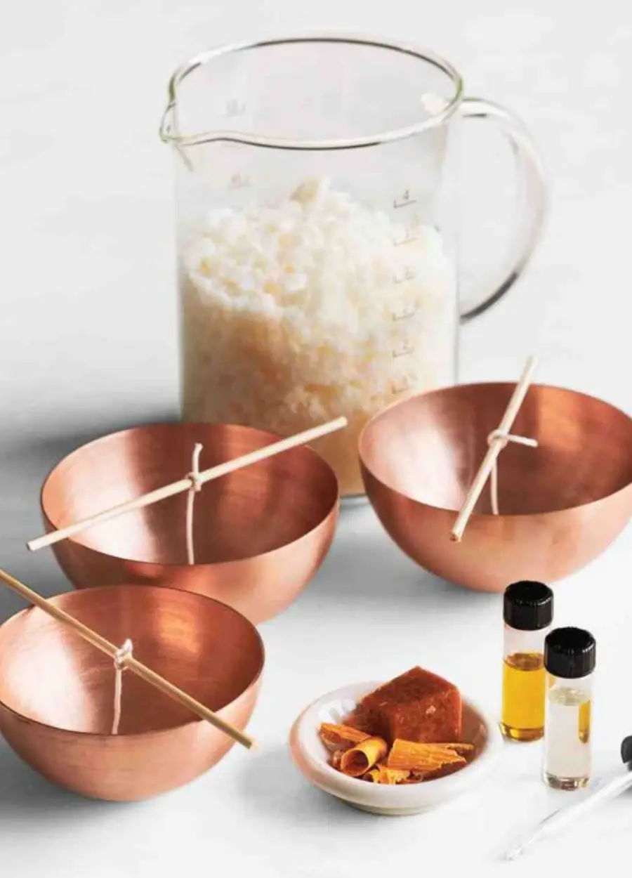 Materiais para fazer velas curativas