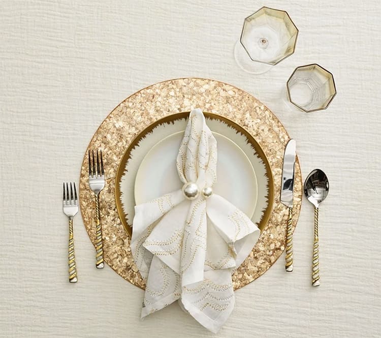 mesa posta decoração casamento com pérola