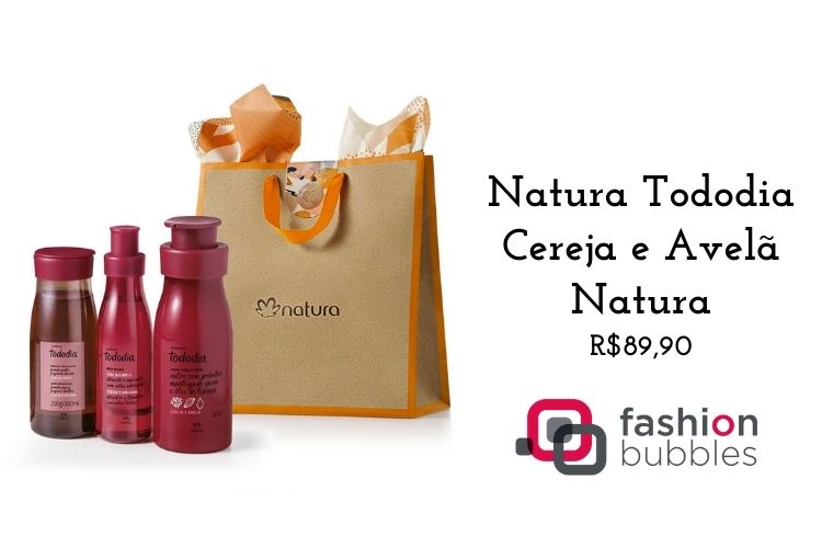 Kit Natura Tododia Cereja e Avelã, da Natura