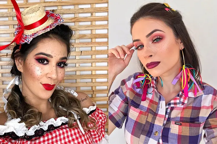 Maquiagem junina: cílios poderosos na produção