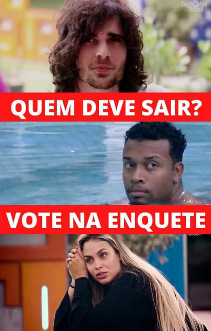 Imagem dos participantes BBB21 que estão no paredão