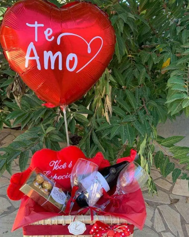 Cesta dia dos namorados