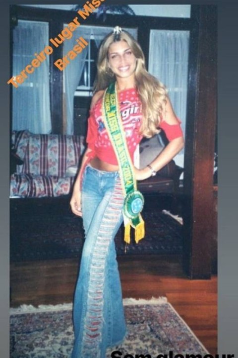 Grazi como miss - Reprodução
