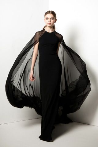 Vestido com capa 