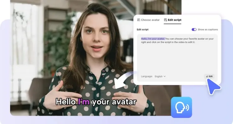 Ferramenta de inteligência artificial que cria avatar