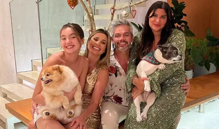 Flávia Alessandra e Otaviano Costa
