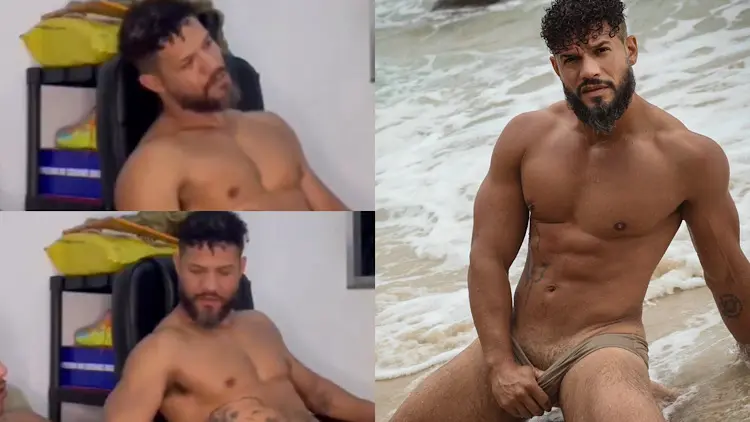 Ex-BBB Juninho tem vídeo íntimo com outro homem vazado nas redes.
