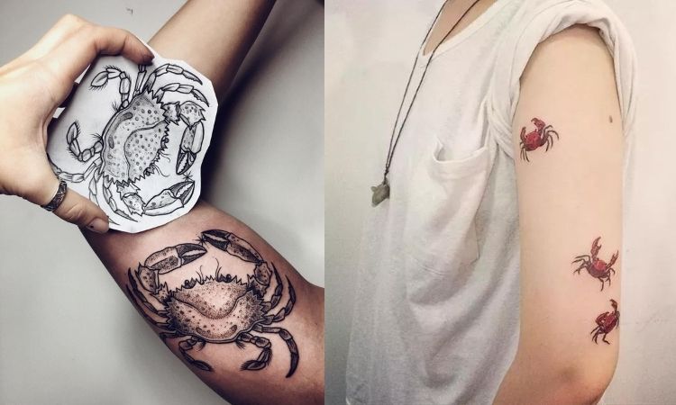 tatuagens de caranguejo