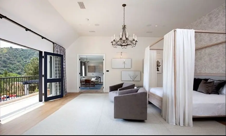 varanda da casa de Justin Bieber