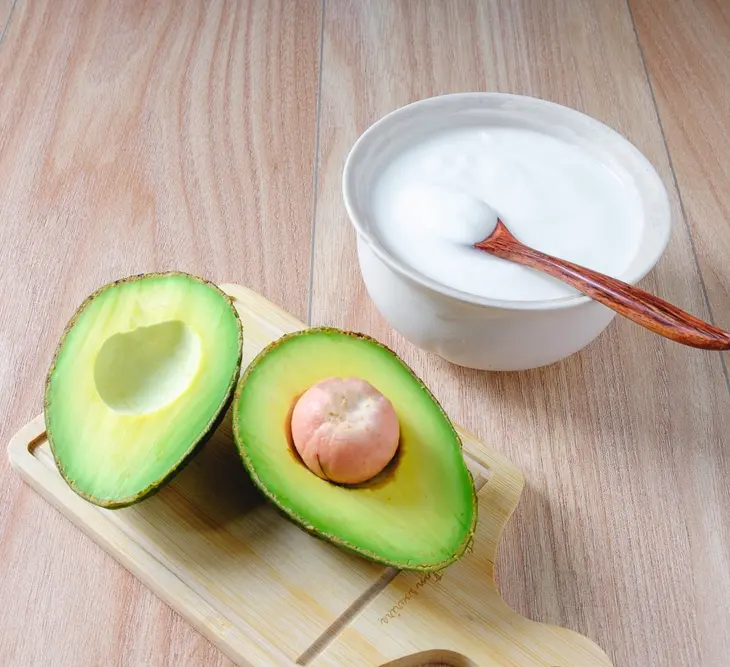Receita caseira com abacate.