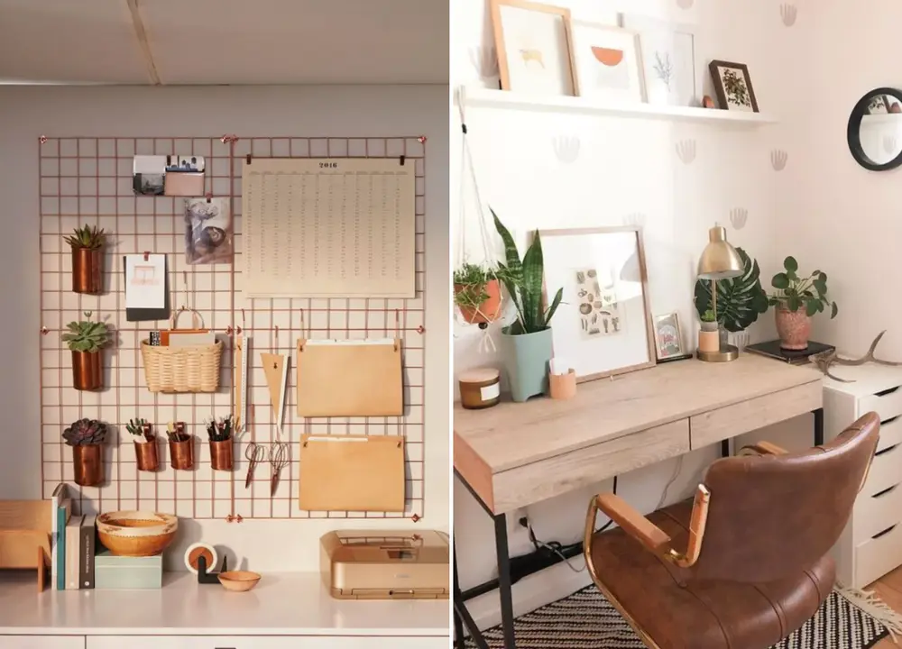 Decoração de parede do home office