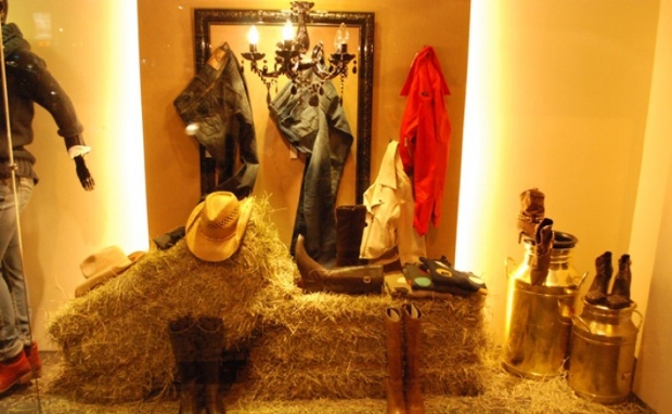 Vitrines de festa junina country