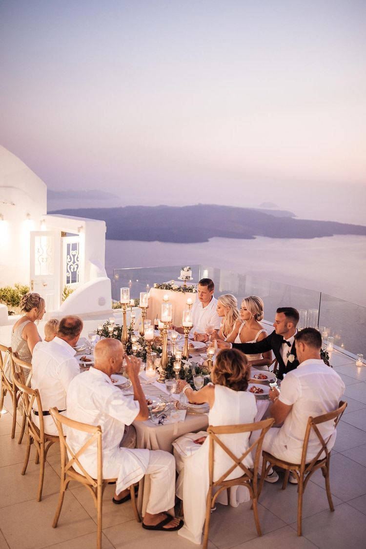 Celebração de casamento pequeno