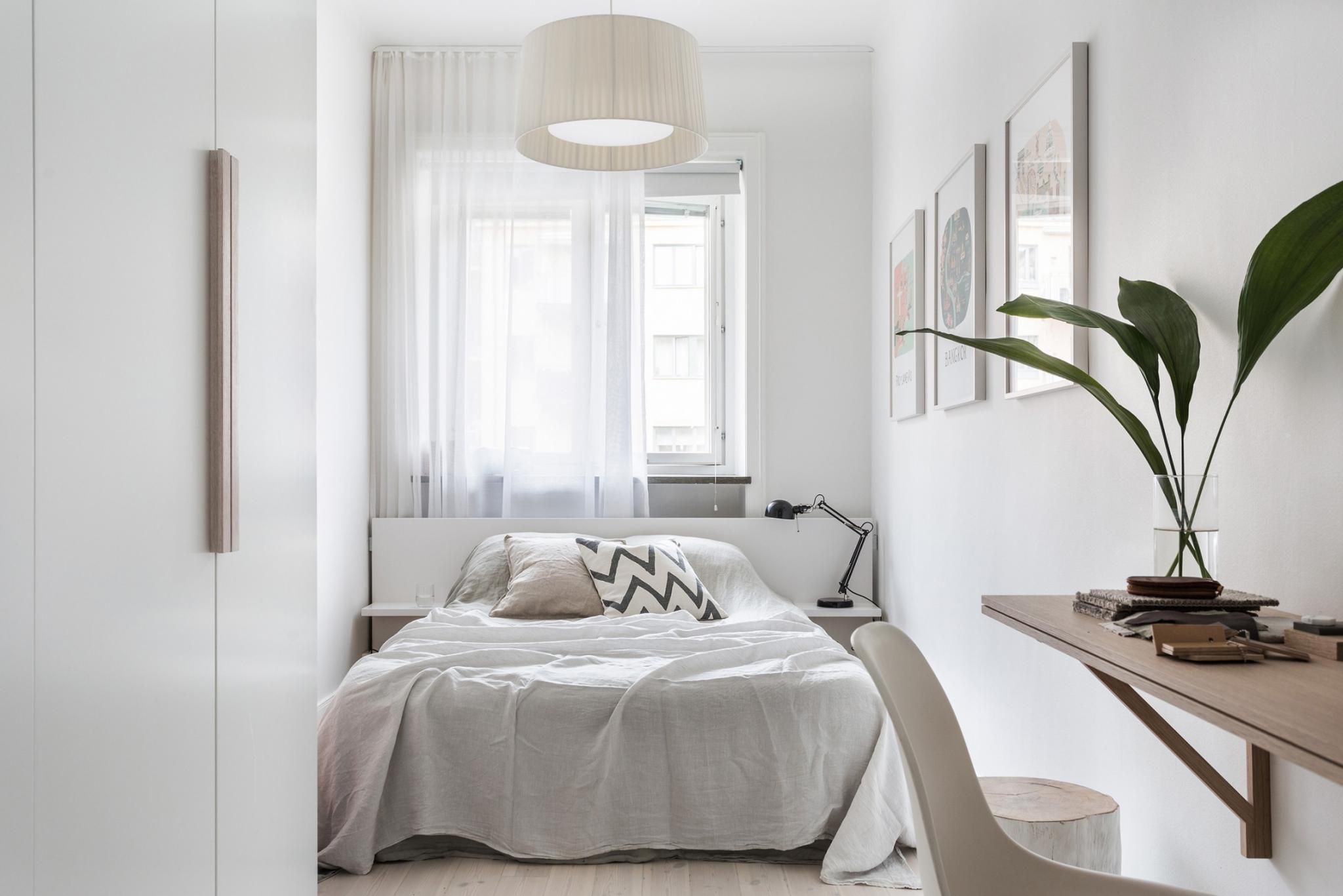 Quarto pequeno decorado