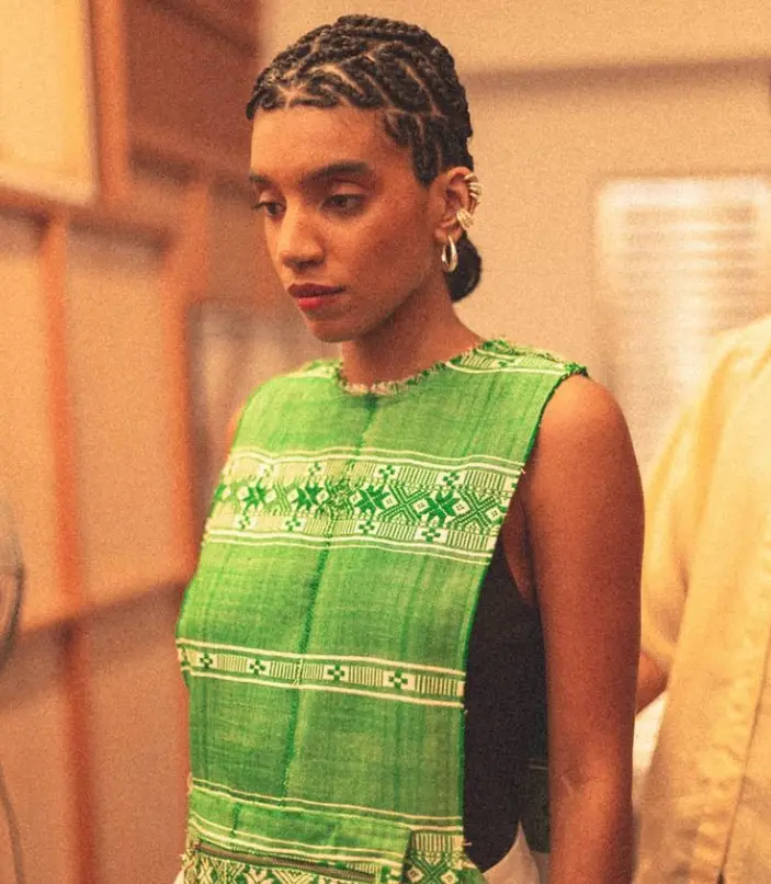 Look Angela Brito para SPFW 25 anos