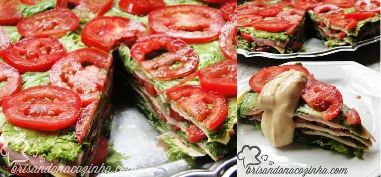 lasanha de alface