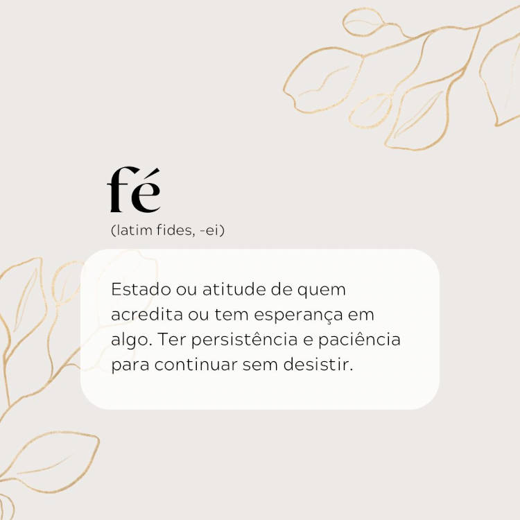 Frase de fé