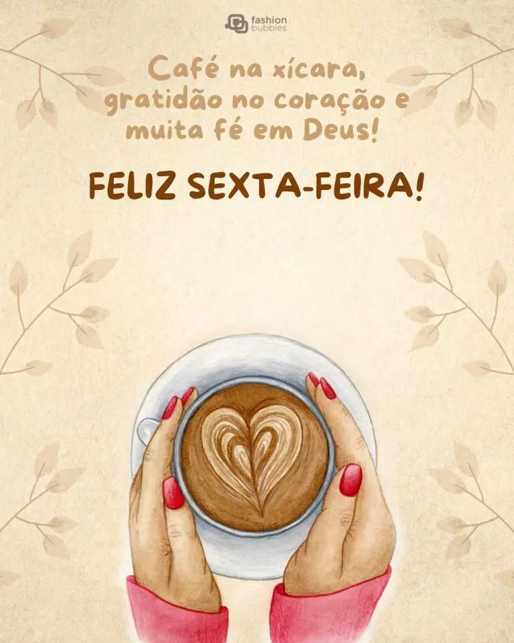 Frase de bom dia com café