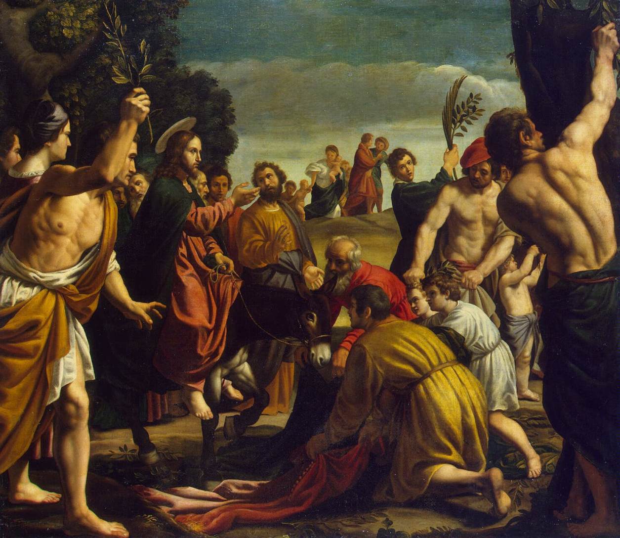 Entrada de Jesus em Jerusalém de Pedro Orrente, c. 1620.