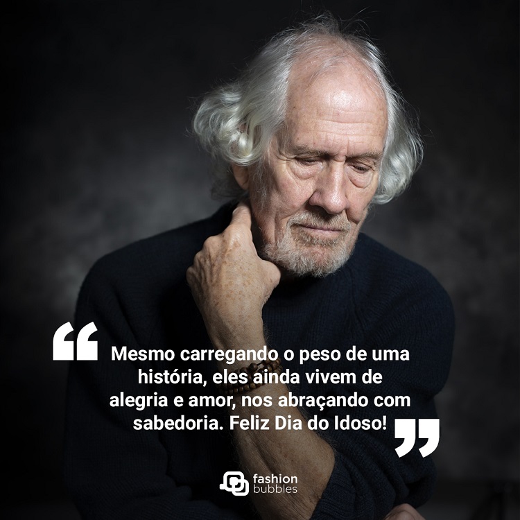 Frase de Feliz Dia do Idoso