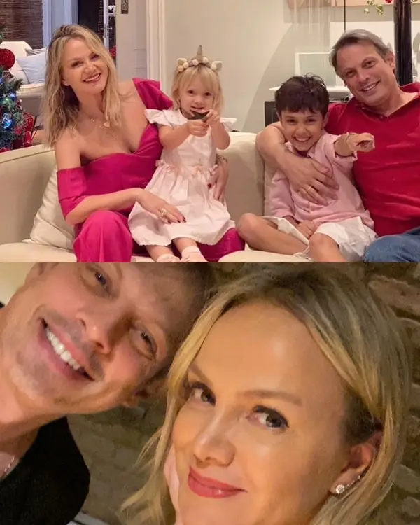 Foto da família da apresentadora.