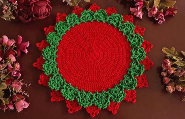 Mesa decorada.